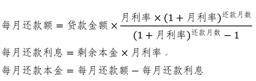 等额本息公式