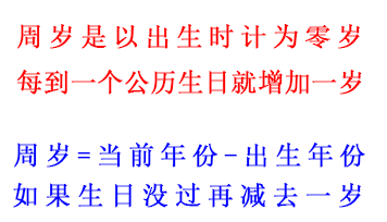 周岁怎么算